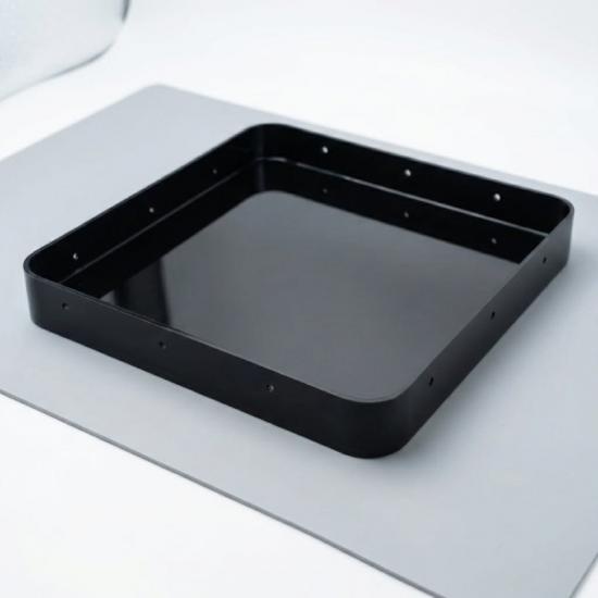 schwarzes antistatisches Tablett