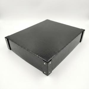 Schwarze, verstärkte, antistatische Wellpappschachteln, -schalen und -teiler
    