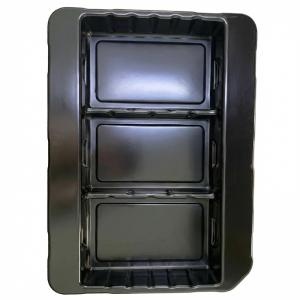 Schwarze Anti-Statik-Fach